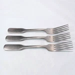 3 Fortessa Ashton 18/10 Stainless Steel Flatware Salad Forks Replacements Marked. Fixed Price $21.99.
