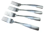 4 Salad Forks Madison Cambridge 6 7/8" Stainless Fiddle Tip Satin Glossy Bowl. Fixed Price $16.99.