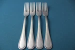 Towle Beaded Antique Dinner Forks (set Of 4) Satin 18/8 Stainless Germany 8". Fixed Price $97.49.