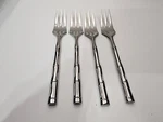 Lifetime Cutlery Japan LCU13 Bamboo Salad Forks Set Of 4. Fixed Price $13.95.