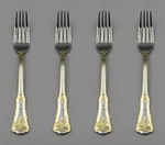 Royal Albert Stainless Old Country Roses Salad Forks - Set Of Four *. Fixed Price $24.99.