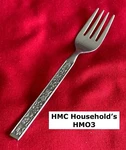 Hmc Household's HMO3 Textured Salad Fork 6 1/2" Stainless Steel Flatware. Fixed Price $10.22.