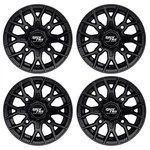 14" Rocktrix RT104 14X7 Atv Wheels (4X110 74MM Bore 5+2 Offset) For Irs Utv. Fixed Price $460.79.