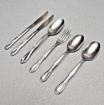 Americana Products AMP2 Fork, Knives, Soup Spoons, 1 Serving. Fixed Price $13.99.