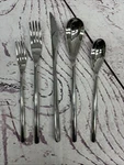 Fortessa Dragonfly 18/10 Stainless Steel Flatware 5 Piece Place Setting Stamped. Fixed Price $49.99.