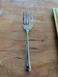 Christofle France Acier Albi Stainless Steel Serving Fork 2 Available. Fixed Price $37.40.