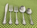 Oneida Northland Evening Star Stainless Burnished Glossy Flatware Choice B136G. Fixed Price $11.34.