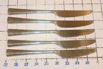 Dansk Bistro Cafe Stainless 18/10 Dinner Knives 9" Flatware 5 Pc. Fixed Price $45.00.