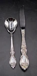 Oneida Stainless Flatware Wordsworth Dinner Knife & Jam/jelly/sugar Spoon. Fixed Price $9.95.