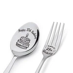 Happy 27TH Birthday Spoon&fork Gifts Engraved Personalized Birthda.... Fixed Price $23.60.