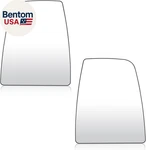 Driver And Passenger Side View Mirror Upper Glass Set Compatible With Ford Trans. Fixed Price $42.10.