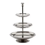 Hepp 15.2269.2130 Silverplate 3-TIER 8-7/16"D Pastry Stand. Fixed Price $653.00.