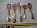 QTY=1 Set Of 5: Renawe Luxury Wooden Spoon & Spatula Utensil. Fixed Price $18.94.