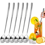 Ninsula 9.5-INCH Long Spoon, Ice Tea Spoons For Cream, Coffee, Cocktail, .... Fixed Price $13.47.