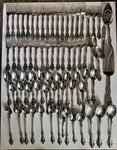 Oneida Michelangelo Flatware Set - Silver, 112 Piece Lot. Fixed Price $500.00.