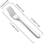 36-PIECE Dinner Forks Set, 7.1" Inches Stainless Steel Silverware, Dur.... Fixed Price $37.95.