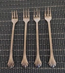 Gorham Grande Quintette 18/8 Stainless Flatware 4 Cocktail Forks. Fixed Price $20.00.