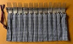 French Christofle Fidelio Baguette Dinner Forks Set Total 12 Pieces .. Fixed Price $160.00.