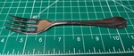 Christofle Fidelio Stainless Steel Dessert Fork 6.75" France - Monogram. Fixed Price $24.99.