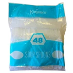 Maryland Plastics P2225 Kingsmen Polybag Soup Spoon White Polypropylene 24/48. Fixed Price $33.93.