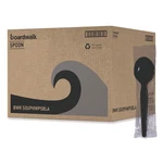 Boardwalk Heavyweight Polystyrene Cutlery, Soup Spoon, Black, 1000/CARTON. Fixed Price $49.59.