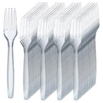 Prestee 300 Count Disposable Plastic Forks Heavy Duty Silverware Bulk Set C.... Fixed Price $31.74.