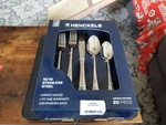 Nib Henckels Alcea (20) Pc. Flatware Set 18/10 Stainless Steel # 22520-620. Fixed Price $59.95.
