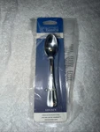 Gourmet Basics Demitasse Spoons By Mikasa Set Of 4 Stainless Steel Legacy New. Fixed Price $21.87.