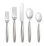 Skandia Hampton Forge Tidal Frosted 5-PC. Place Setting T1532. Fixed Price $59.49.