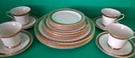 Rare Lenox China Tudor (set Of 4) 5 Piece Place Settings Bone 20 Pc Usa. Fixed Price $143.10.