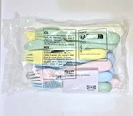 Ikea Kalas Kids Plastic Utensils 18PCS Bpa Free 704.613.85 New Sealed. Fixed Price $15.00.