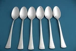Lenox Portola Teaspoons (set Of 6) 18/10 Stainless New 3/8". Fixed Price $40.49.