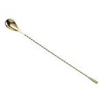 Barfly Teardrop Spoon, End 11 13/16" (30 Cm), Gold. Fixed Price $15.94.