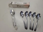 Winco 0002-09, Windsor Medium Weight Demitasse Spoon, 18/0 Stainless Steel 10 Ea. Fixed Price $8.49.