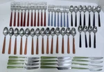 55 Piece Merengue Flatware Set Service 7 Fiestaware Knife Fork. Fixed Price $78.88.
