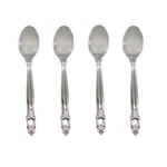 Towle Stockholm 18/10 Stainless Steel Teaspoon (set Of Four). Fixed Price $49.99.