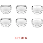Wilmax England Double-wall Insulated Thermo Glass Set Of 6 New Box -2.7 Fl Oz. Fixed Price $40.00.