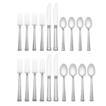 Lenox Eternal (glossy) - 18/10 Stainless 20PC. Flatware Set (service For Four). Fixed Price $109.99.