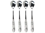 V&a Alice Wonderland Stainless Steel Teaspoons With Decorative Porcelain H.... Fixed Price $43.66.