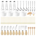 169 Pcs Charcuterie Board Accessory Utensil Cheese Spreader Knife Set Tong. Fixed Price $38.12.