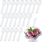 1000 Pcs Mini Clear Plastic Tasting Spoons For Jelly, Yogurt, Ice Cream & Desser. Fixed Price $18.95.