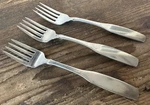 3 Salad Forks Oneida Community Paul Revere Satin Stainless 6 1/2" Premier. Fixed Price $29.99.