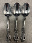 Set Of 3 - Oneida Stainless Michelangelo Dinner Spoons Place. Fixed Price $18.00.