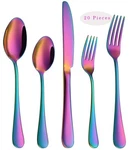 Vandbao Rainbow Flatware Cutlery Silverware Set 20 Pieces,. Fixed Price $30.19.