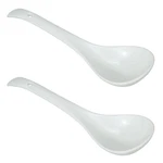 2PCS Porcelain Serving Spoon 9IN Soup Ladle Kitchen Cooking Mixing Utensil Usnew. Fixed Price $15.24.