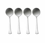 Oneida Natalie Set Of Round Bowl Bouillon Spoons Stainless Steel 6 1/4". Fixed Price $12.99.