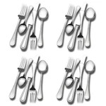 Wallace Continental Bead 18/10 Stainless 20PC. Flatware Set (service For Four). Fixed Price $59.99.