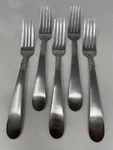Wallace Stainless Steel WAS167 5 Dinner Forks. Fixed Price $25.95.