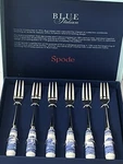 Spode Blue Italian Pastry Forks (set Of 6) New. Fixed Price $22.97.