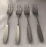 * Lauffer - Towle Magnum 4 Salad Forks Flatware Stainless Norway. Fixed Price $149.99.